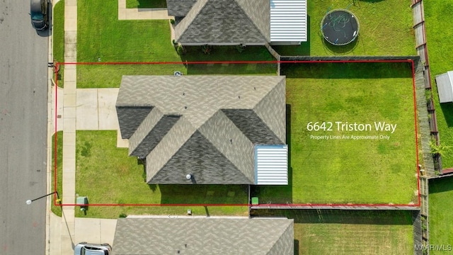 6642 Triston Way, Montgomery, AL 36117 - view of property location featuring property boundaries highlighted