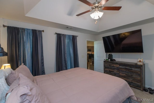 6642 Triston Way, Montgomery, AL 36117 - bedroom featuring carpet floors and a ceiling fan
