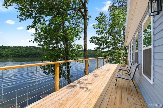 1415 Gold Mine Branch Rd, Marbury, AL 36051 - dock area featuring a water view