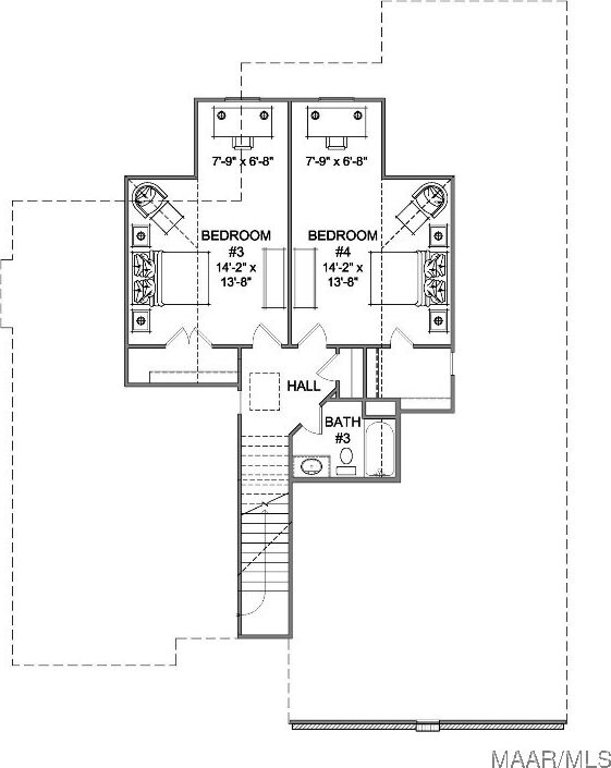 646 Cotton Terrace Loop, Deatsville, AL 36022 - view of room layout