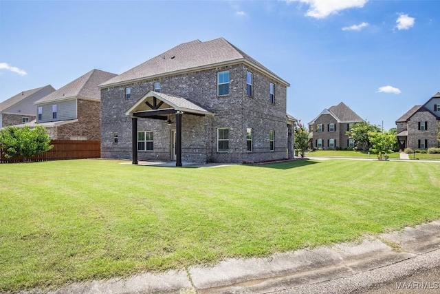 8465 Melbourne Cir, Montgomery, AL 36117 - rear view of property with brick siding and a patio area