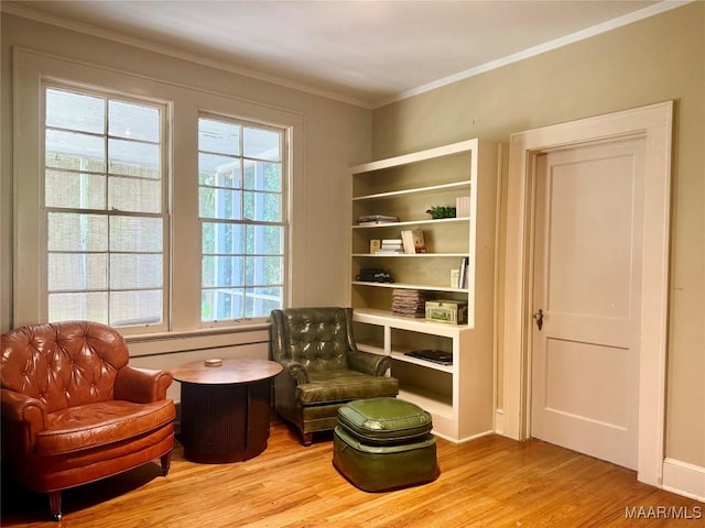 3319 Lexington Rd, Montgomery, AL 36106 - living area featuring light wood-type flooring and crown molding
