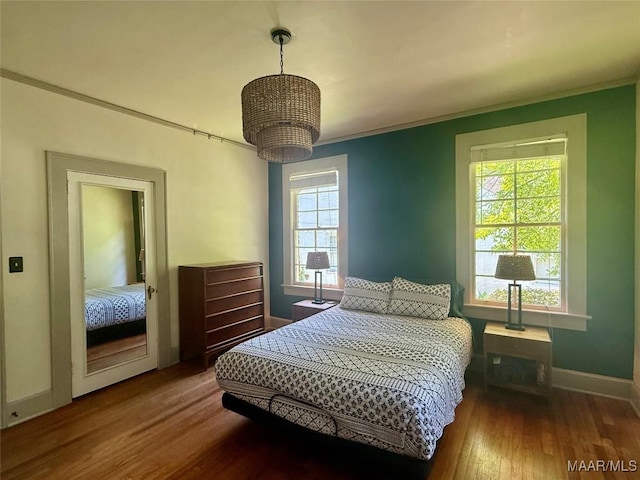3319 Lexington Rd, Montgomery, AL 36106 - bedroom featuring wood finished floors and crown molding
