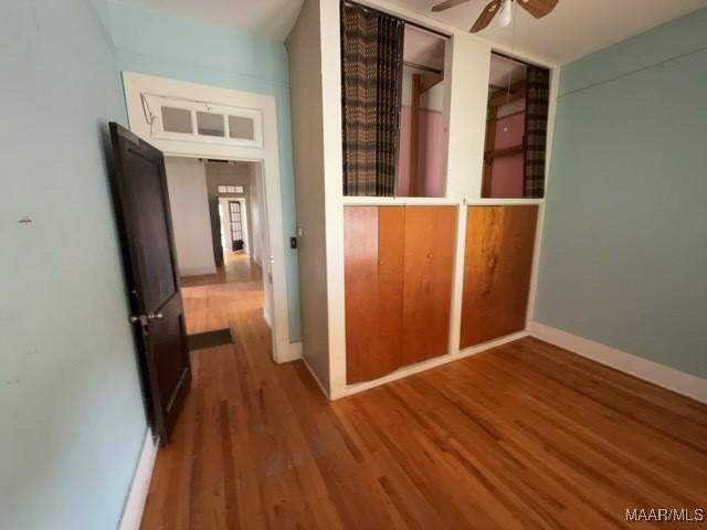 158 S Madison Ter, Montgomery, AL 36107 - hallway featuring wood finished floors and baseboards