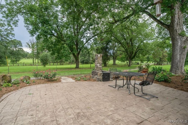 1352 Gibson Rd, Greenville, AL 36037 - view of patio / terrace featuring view of wooded area