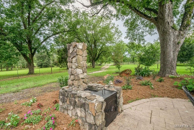 1352 Gibson Rd, Greenville, AL 36037 - view of yard featuring a patio area and view of wooded area