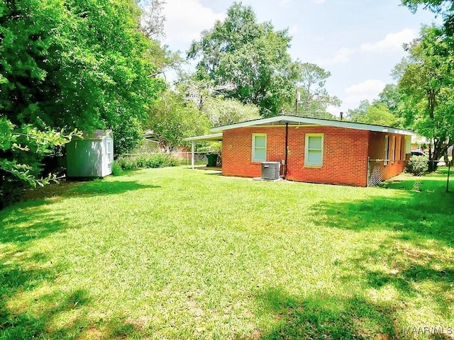 3609 Loxley Ln, Montgomery, AL 36109 - view of yard featuring a storage shed