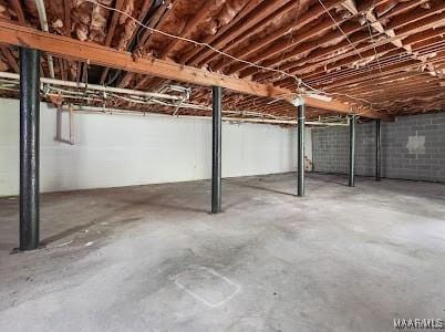 1219 First Ave, Tuskegee, AL 36088 - view of unfinished below grade area