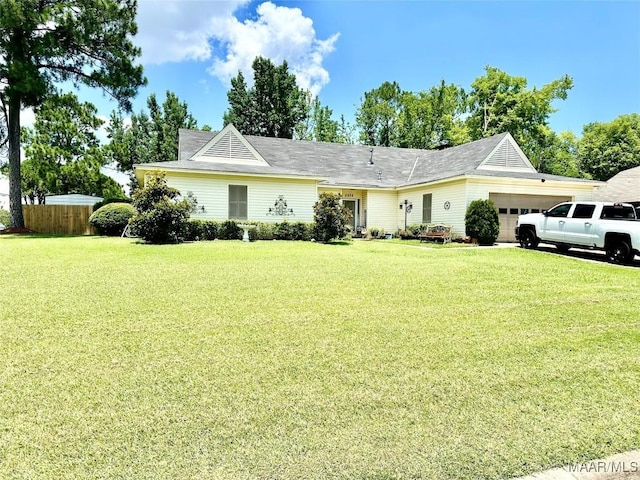 4525 Lisa Ct, Montgomery, AL 36106 - ranch-style house featuring a garage