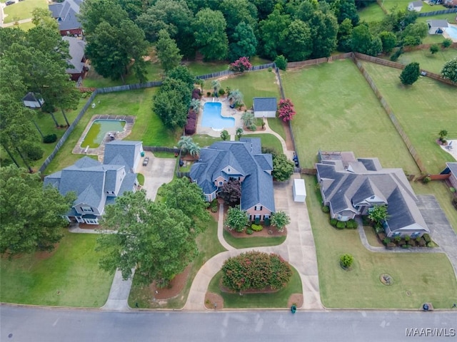 742 Mckeithen Pl, Millbrook, AL 36054 - aerial view of property's location with a pool area