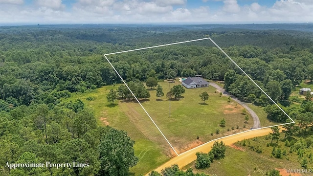 362 Driver Rd, Deatsville, AL 36022 - aerial view of property's location with property parcel outlined