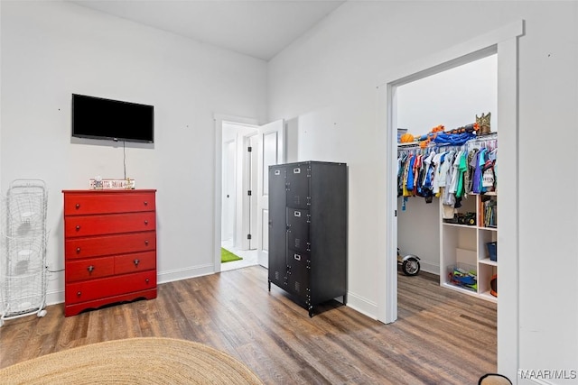 362 Driver Rd, Deatsville, AL 36022 - bedroom featuring wood finished floors, a walk in closet, and a closet