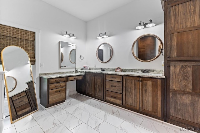 362 Driver Rd, Deatsville, AL 36022 - full bath featuring marble look tiles and double vanity