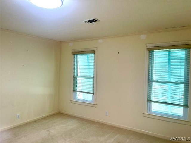 9858 Wynchase Cir, Montgomery, AL 36117 - empty room with plenty of natural light, crown molding, and light colored carpet