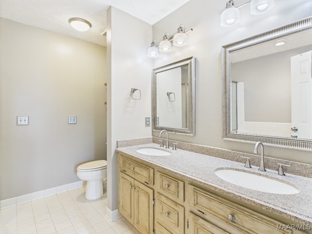 7467 Old Pump Rd, Montgomery, AL 36117 - full bathroom featuring double vanity and tile patterned flooring