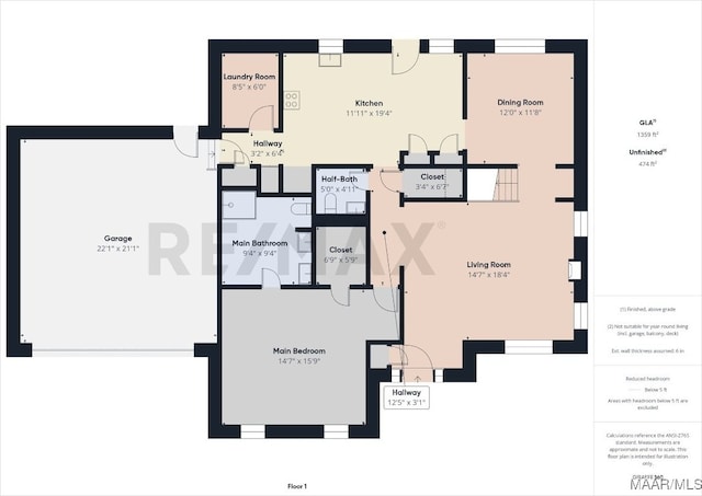 7467 Old Pump Rd, Montgomery, AL 36117 - view of property floor plan