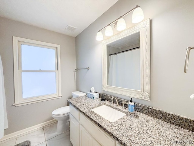 7908 Arrowhead Forest Ct, Montgomery, AL 36117 - bathroom featuring vanity, marble finish floors, and healthy amount of natural light