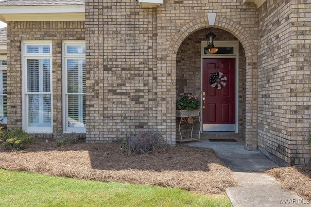 8872 Old Magnolia Way, Montgomery, AL 36116 - doorway to property with brick siding