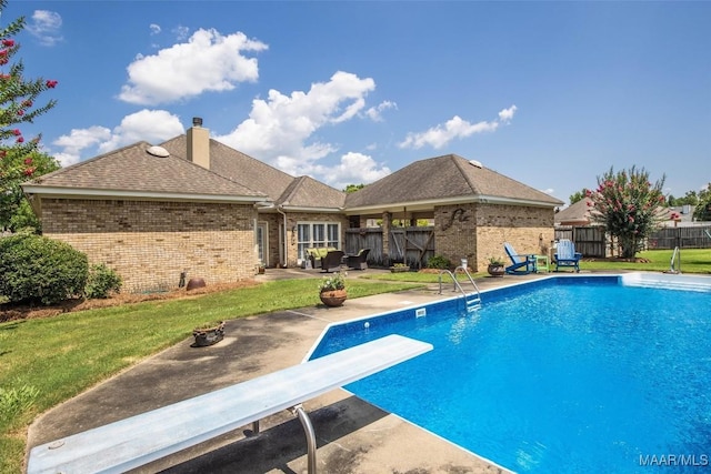 8872 Old Magnolia Way, Montgomery, AL 36116 - view of pool with a diving board and a patio