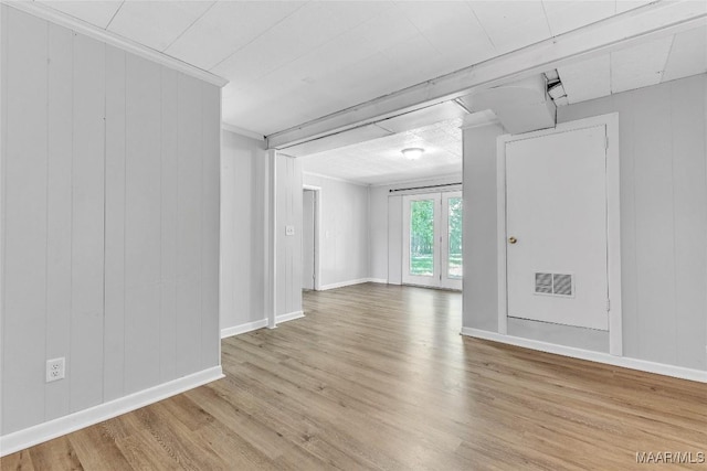 1422 Flamingo Ln, Montgomery, AL 36116 - unfurnished room with wood finished floors and ornamental molding