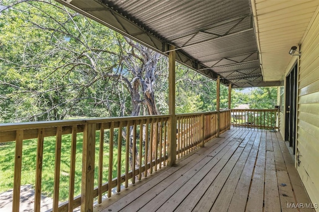 1422 Flamingo Ln, Montgomery, AL 36116 - deck featuring view of scattered trees