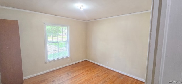 2804 Sumter Ave, Montgomery, AL 36109 - unfurnished room featuring ornamental molding and light wood-style floors