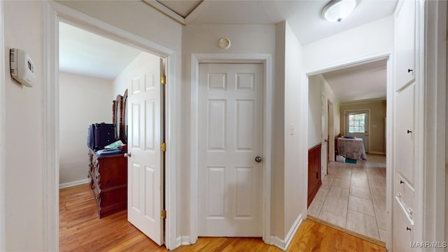 1706 Celia Ct, Montgomery, AL 36106 - hallway with light wood-style flooring and baseboards