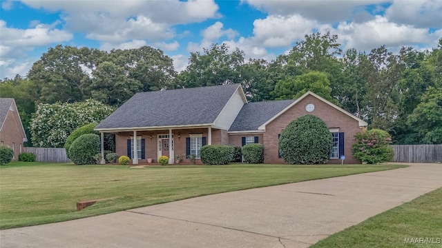 285 Cedar Ridge Dr, Wetumpka, AL 36093 - view of front facade with brick siding and a shingled roof