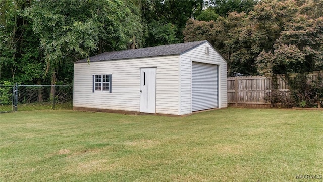 285 Cedar Ridge Dr, Wetumpka, AL 36093 - view of shed featuring a fenced backyard