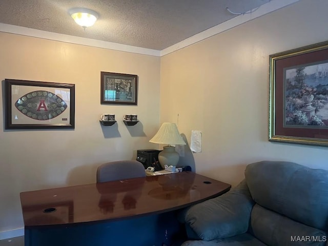 649 Partridge Ln, Prattville, AL 36067 - office with a textured ceiling
