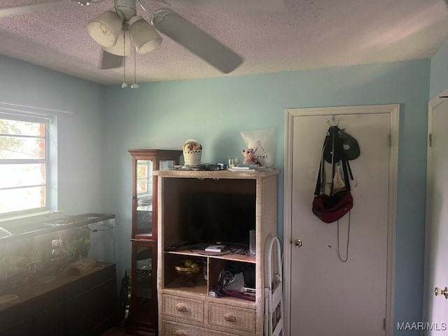 649 Partridge Ln, Prattville, AL 36067 - bedroom featuring a textured ceiling and a ceiling fan