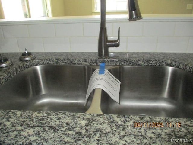 398 Birch Ave, Selma, AL 36701 - kitchen view of backsplash and dark stone countertops
