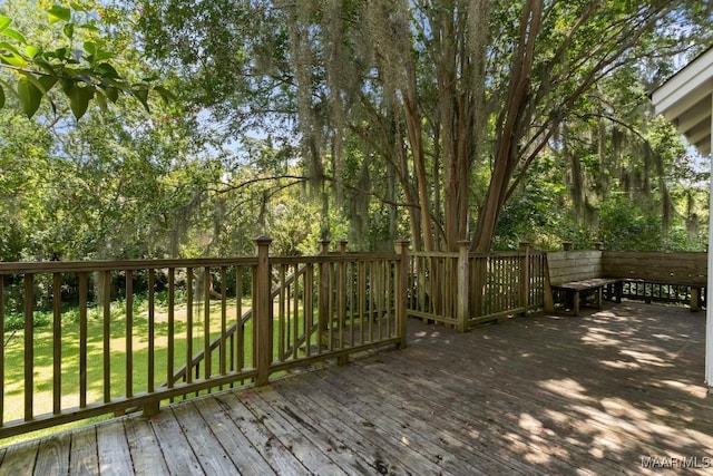 610 Ponce De Leon Ave, Montgomery, AL 36106 - wooden deck featuring a yard