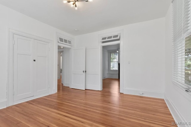 610 Ponce De Leon Ave, Montgomery, AL 36106 - unfurnished bedroom featuring light wood-style flooring and a closet