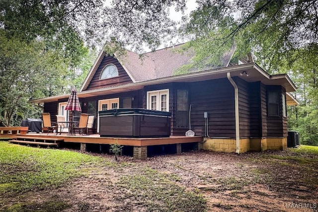 1267 County Road 85th Rd, Prattville, AL 36067 - rear view of property with a deck