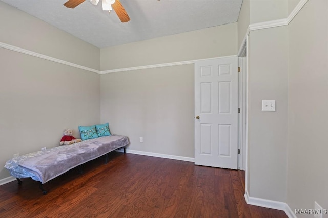 709 Liberty Rd, Tallassee, AL 36078 - sitting room with wood finished floors and a ceiling fan