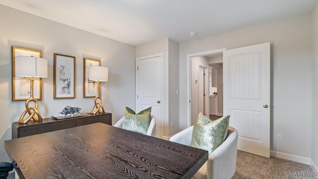 6036 Cunningham Trl, Montgomery, AL 36116 - dining area with carpet and baseboards
