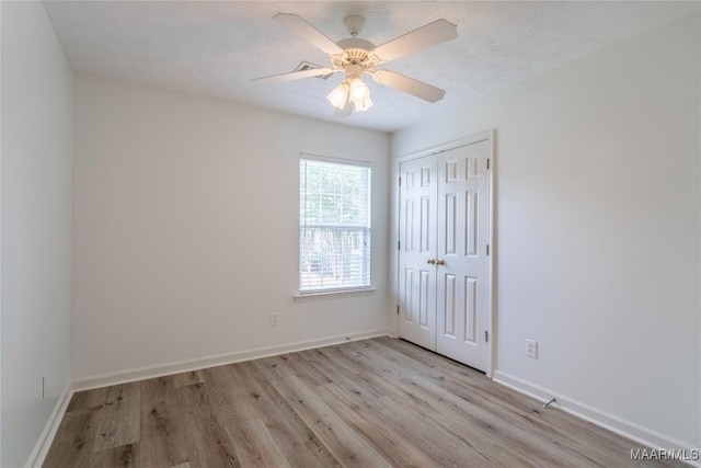 9621 Colleton Pl, Montgomery, AL 36117 - spare room with light wood-style flooring and a ceiling fan