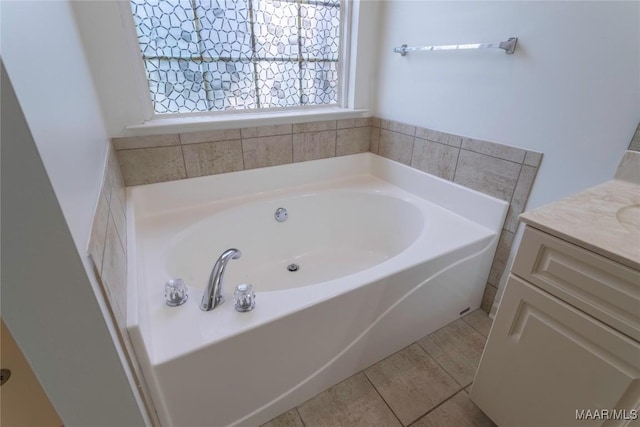 9621 Colleton Pl, Montgomery, AL 36117 - full bathroom featuring a garden tub and vanity