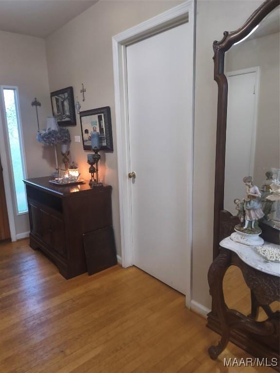 2205 Old Orrville Rd, Selma, AL 36701 - hall featuring light wood-style floors and baseboards
