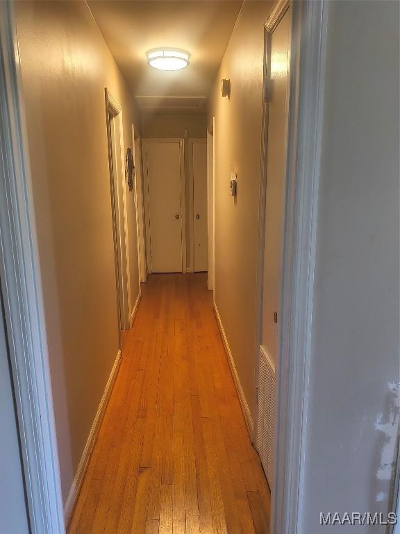 2205 Old Orrville Rd, Selma, AL 36701 - corridor with light wood-style floors and baseboards