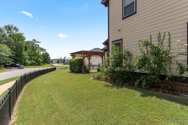 301 Eastgate Dr, Prattville, AL 36066 - fenced backyard featuring a pergola