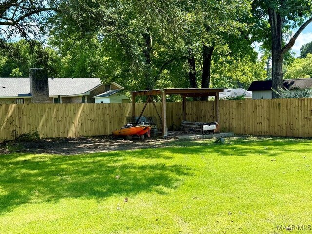 311 Old Marion Junction Rd, Selma, AL 36701 - view of fenced backyard