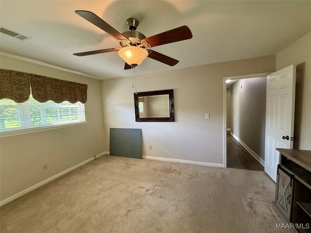 311 Old Marion Junction Rd, Selma, AL 36701 - unfurnished bedroom featuring carpet and ceiling fan