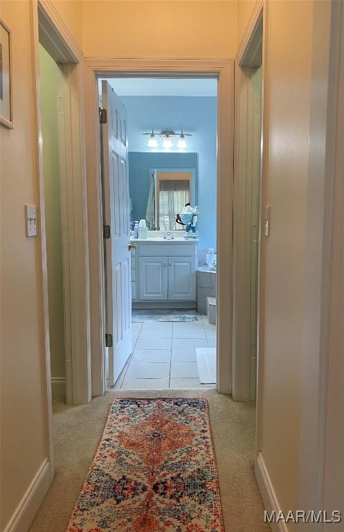 5650 Ash Grove Ct, Montgomery, AL 36116 - corridor with carpet floors