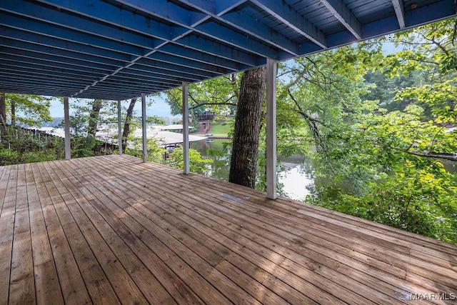 471 Beachwood Rd, Wetumpka, AL 36092 - deck with a water view