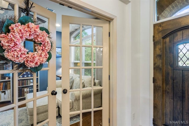 9185 Brenham Ct, Montgomery, AL 36117 - entrance foyer with french doors