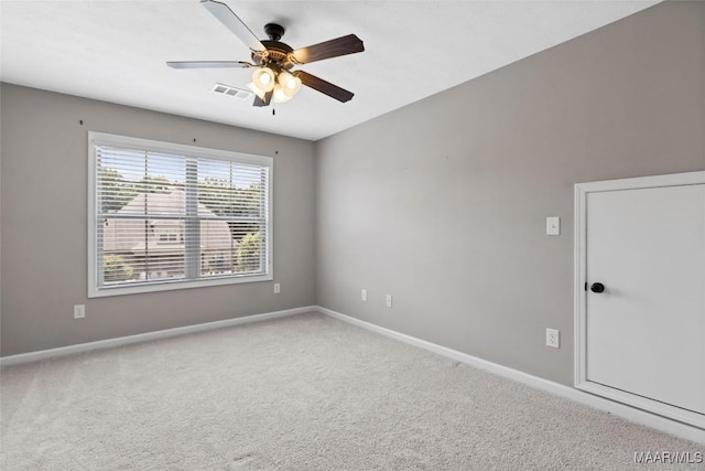 59 Gresham Dr, Millbrook, AL 36054 - carpeted empty room with a ceiling fan and baseboards