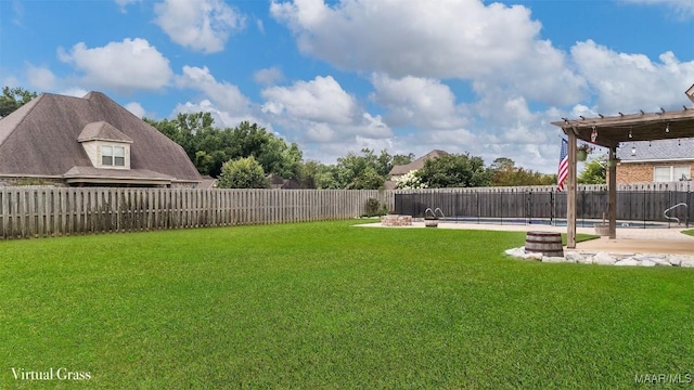 59 Gresham Dr, Millbrook, AL 36054 - fenced backyard with a patio