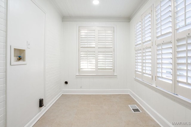 533 Morningview Dr, Montgomery, AL 36109 - laundry area with washer hookup, crown molding, and recessed lighting
